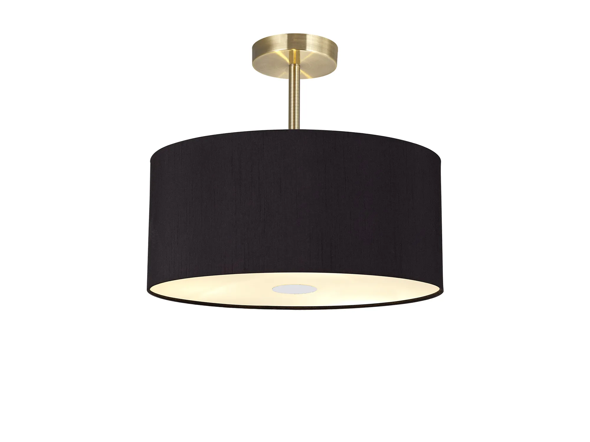 Universal 40cm Frosted Acrylic Diffuser Chrome Centre White D0319  Deco Universal